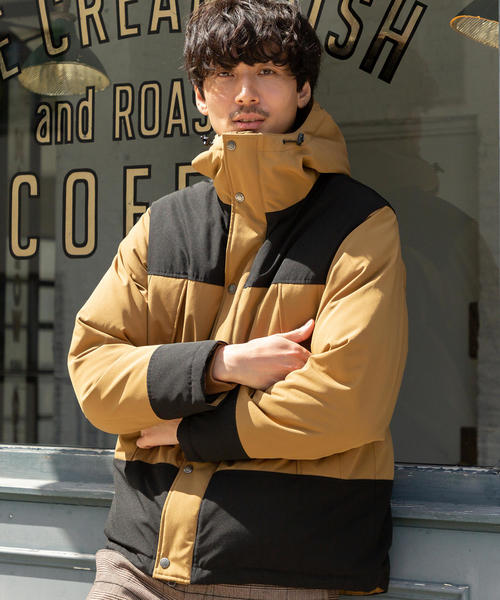 coen（コーエン）の「AIRCONPADアルパインパーカー(ベージュ⇒WEB限定カラー)（ダウンジャケット/コート・メンズ・ベージュ/ネイビー/ブラック/ブラウン・SMALL/MEDIUM/LARGE/X-LARGE）」の12枚目の写真