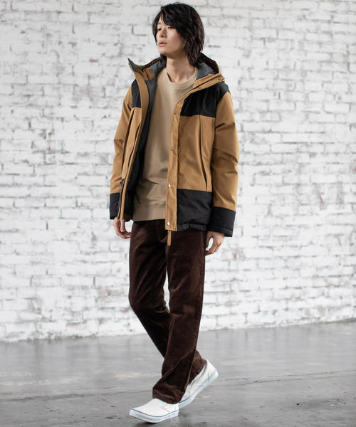 coen（コーエン）の「AIRCONPADアルパインパーカー(ベージュ⇒WEB限定カラー)（ダウンジャケット/コート・メンズ・ベージュ/ネイビー/ブラック/ブラウン・SMALL/MEDIUM/LARGE/X-LARGE）」の22枚目の写真