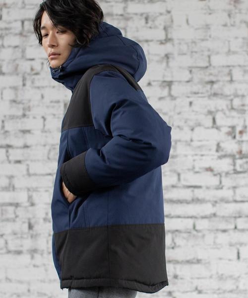 coen（コーエン）の「AIRCONPADアルパインパーカー(ベージュ⇒WEB限定カラー)（ダウンジャケット/コート・メンズ・ベージュ/ネイビー/ブラック/ブラウン・SMALL/MEDIUM/LARGE/X-LARGE）」の21枚目の写真