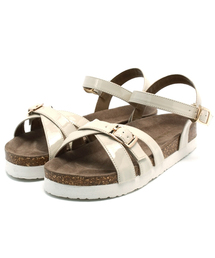 GLOBAL WORK | 【GLOBAL WORK】アンクルベルトフラットサンダル/537214(サンダル)