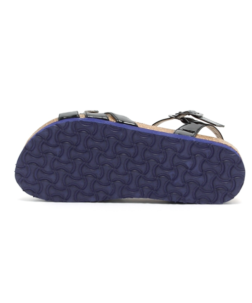 GLOBAL WORK（グローバルワーク）の「【GLOBAL WORK】アンクルベルトフラットサンダル/537214（サンダル・レディース・ホワイト/ブラック/グレー・LARGE/SMALL/MEDIUM）」の5枚目の写真