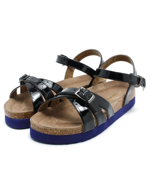 GLOBAL WORK（グローバルワーク）の「【GLOBAL WORK】アンクルベルトフラットサンダル/537214（サンダル・レディース・ホワイト/ブラック/グレー・LARGE/SMALL/MEDIUM）」の11枚目の写真