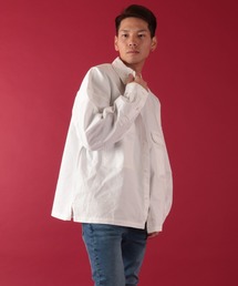 Jungle Storm | 【JUNGLE STORM】ステッチ配色長袖ワイドシャツ(シャツ/ブラウス)