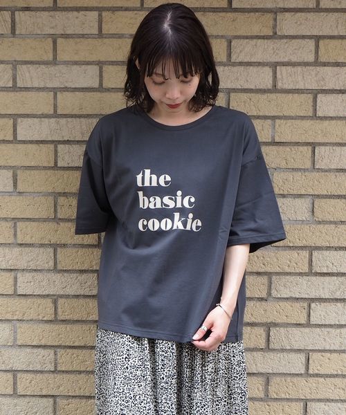 tiptop(ティップトップ)の「the basic cookie半袖Tee(Tシャツ/カットソー・レディース・ブラック/ベージュ/パープル/オフホワイト・FREE)」の8枚目の写真