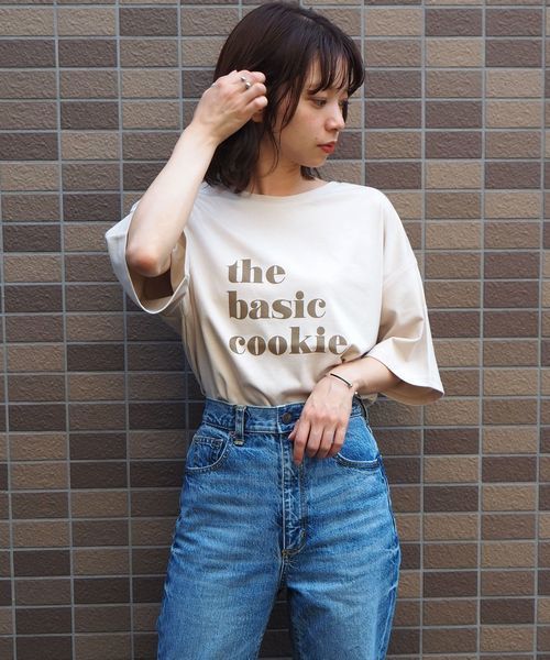 tiptop(ティップトップ)の「the basic cookie半袖Tee(Tシャツ/カットソー・レディース・ブラック/ベージュ/パープル/オフホワイト・FREE)」の11枚目の写真
