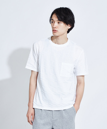 【Recency of Mine】リンクスブロックジャガード半袖Tシャツ