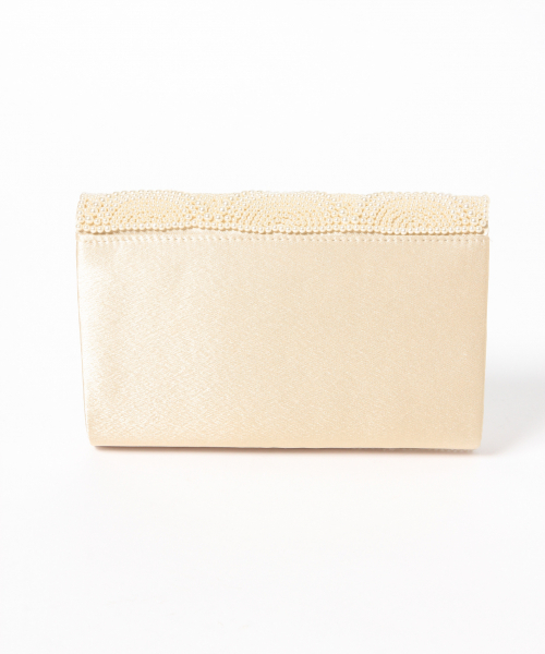 GLOBAL WORK（グローバルワーク）の「パールクラッチ【MATINEE　LINE】/851884（クラッチバッグ・レディース・ホワイト・ONE SIZE）」の6枚目の写真