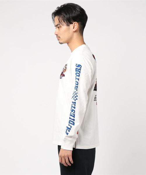 go slow caravan（ゴースローキャラバン）の「PANDIESTA JAPAN /パンディエスタジャパン ハングオンパンダロンＴ (M2)（Tシャツ/カットソー・メンズ・ホワイト/ブラック/ブラック系その他・M/L/XL/XXL）」の4枚目の写真