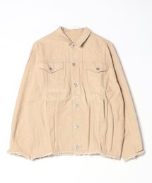 ebure ベージュ デニムジャケット デニムジャケット（ベージュ系）ファッション通販 - ZOZOTOWN