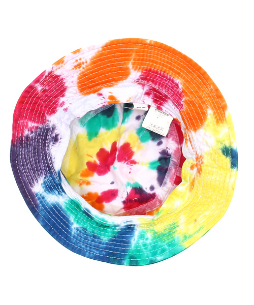 MILKCRATE（ミルクレイト）の「CLASSIC TIE DYE BUCKET HATS（ハット・メンズ・ホワイト・ONE SIZE）」の5枚目の写真