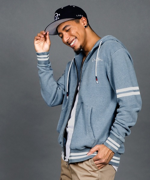 The DUFFER of ST.GEORGE(�U�_�t�@�[�I�u�Z���g�W���[�W)��[INDIGO LABEL] LINE PARKA�F�C���f�B�S���[�x�� �Z�b�g�A�b�v �X�E�F�b�g �W�b�v�p�[�J�[(�p�[�J�[)