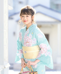 bonheur saisons | 選べるレディース浴衣2点セット (浴衣+帯)「bonheur saisons/ボヌールセゾン」(浴衣)