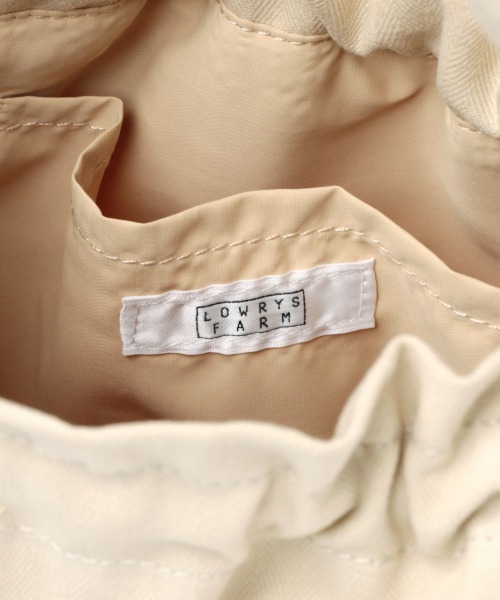 LOWRYS FARM（ローリーズファーム）の「エプロンキンチャクショルダー　886869（ショルダーバッグ・レディース・カーキ/アイボリー/ブラウン・FREE）」の17枚目の写真