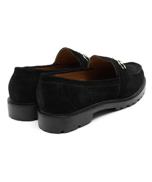 WHO'S WHO gallery(フーズフーギャラリー)の「【BOYMAN】ローファースエード(ドレスシューズ・メンズ・ブラック・26/27/26.5cm/25.5cm)」の7枚目の写真