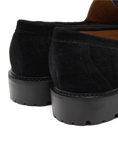 WHO'S WHO gallery(フーズフーギャラリー)の「【BOYMAN】ローファースエード(ドレスシューズ・メンズ・ブラック・26/27/26.5cm/25.5cm)」の2枚目の写真