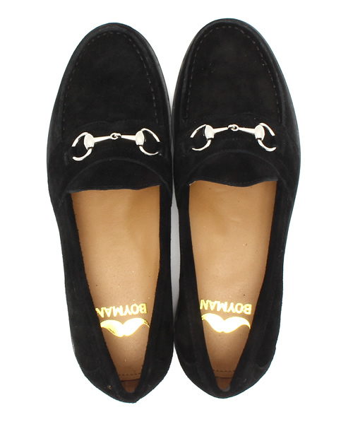 WHO'S WHO gallery(フーズフーギャラリー)の「【BOYMAN】ローファースエード(ドレスシューズ・メンズ・ブラック・26/27/26.5cm/25.5cm)」の4枚目の写真