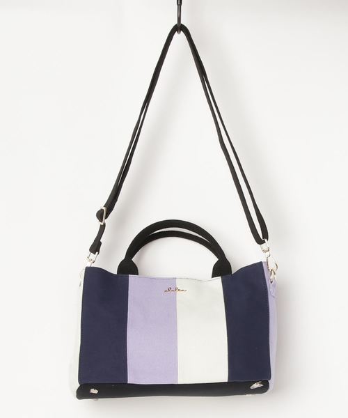 Clelia(クレリア)の「2wayマルチカラーキャンバスショルダーバッグ(ショルダーバッグ・レディース・グレー系その他/ブラウン系その他/ラベンダー/パープル系その他/ピンク系その他・ONE SIZE)」の15枚目の写真