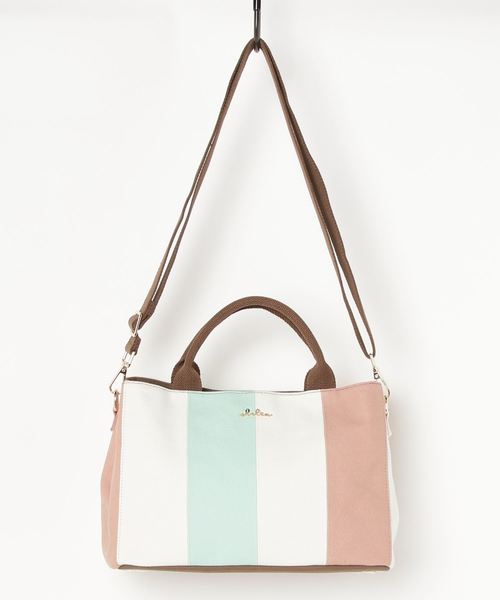 Clelia(クレリア)の「2wayマルチカラーキャンバスショルダーバッグ(ショルダーバッグ・レディース・グレー系その他/ブラウン系その他/ラベンダー/パープル系その他/ピンク系その他・ONE SIZE)」の17枚目の写真