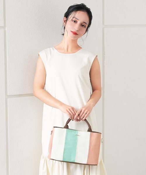 Clelia(クレリア)の「2wayマルチカラーキャンバスショルダーバッグ(ショルダーバッグ・レディース・グレー系その他/ブラウン系その他/ラベンダー/パープル系その他/ピンク系その他・ONE SIZE)」の19枚目の写真