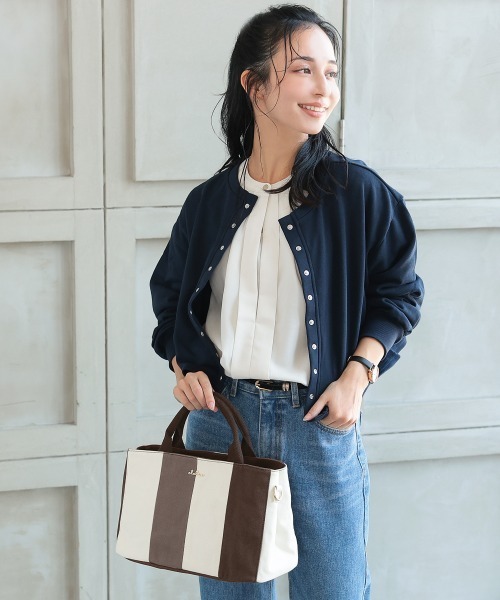 Clelia(クレリア)の「2wayマルチカラーキャンバスショルダーバッグ(ショルダーバッグ・レディース・グレー系その他/ブラウン系その他/ラベンダー/パープル系その他/ピンク系その他・ONE SIZE)」の21枚目の写真