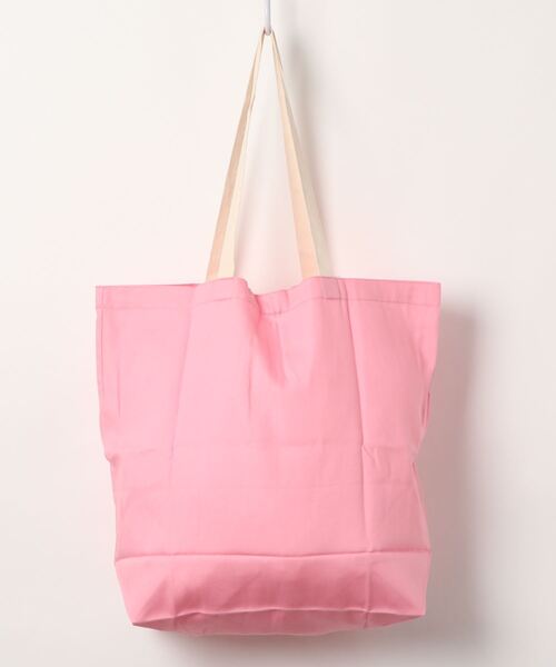 FRUIT OF THE LOOM(フルーツオブザルーム)の「BRAIDED CORD TOTE BAG(トートバッグ・レディース・オレンジ/ピンク/オフホワイト/ラベンダー/イエロー/サックスブルー/ミント・FREE)」の8枚目の写真