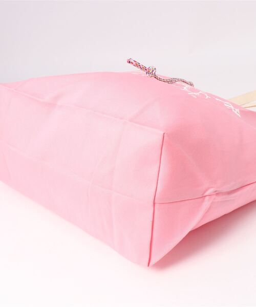FRUIT OF THE LOOM(フルーツオブザルーム)の「BRAIDED CORD TOTE BAG(トートバッグ・レディース・オレンジ/ピンク/オフホワイト/ラベンダー/イエロー/サックスブルー/ミント・FREE)」の9枚目の写真
