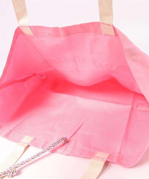 FRUIT OF THE LOOM(フルーツオブザルーム)の「BRAIDED CORD TOTE BAG(トートバッグ・レディース・オレンジ/ピンク/オフホワイト/ラベンダー/イエロー/サックスブルー/ミント・FREE)」の10枚目の写真