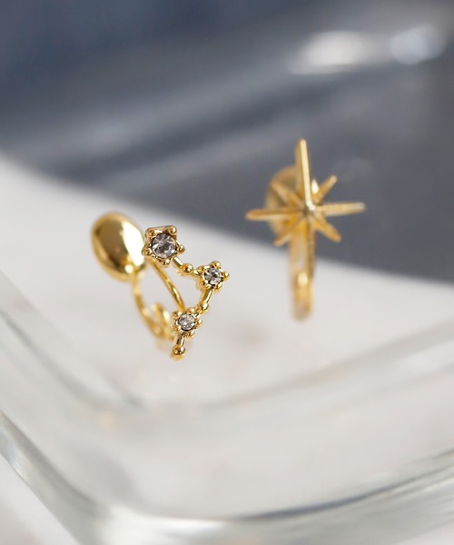 ANEMONE（アネモネ）の「ビジューが紡ぐ星座イヤリング（イヤリング・レディース・B/J/D/L/C/K/A/I/G/E/F/H・FREE）」の12枚目の写真