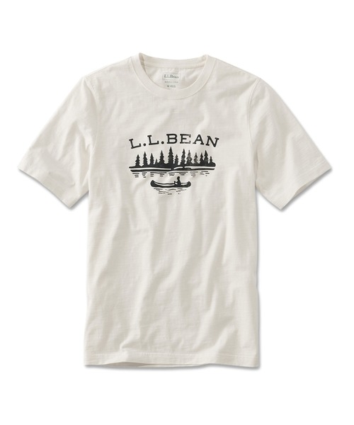 L.L.Bean（エルエルビーン）の「レイクウォッシュ・オーガニック・コットン・グラフィック・ティ ジャパン・フィット（Tシャツ/カットソー・メンズ・インディゴブルー/アイボリー/グレー/ホワイト系その他/ダークグリーン/ブルー系その他/ホワイト系その他2/グレー系その他/ブルー系その他2/ブルー系その他3/エメラルド/ホワイト系その他3/ホワイト系その他4/ホワイト系その他5/グリーン/グリーン系1/ブルー系その他4/グレー系その他2/グレー系その他3/グレー系その他4/ホワイト/ネイビー系1/ネイビー系/ダークグリーン系/ダークグリーン系1/ダークインディゴブルー/ライトブルー/ホワイト系1/ホワイト系/ブルー系その他5/ネイビー系2/ホワイト系2/ダークグリーン系2/ネイビー系3/ホワイト系3/ダークグリーン系3/グレー系その他5・SMALL/MEDIUM/LARGE/X-LARGE/XX-LARGE）」の3枚目の写真