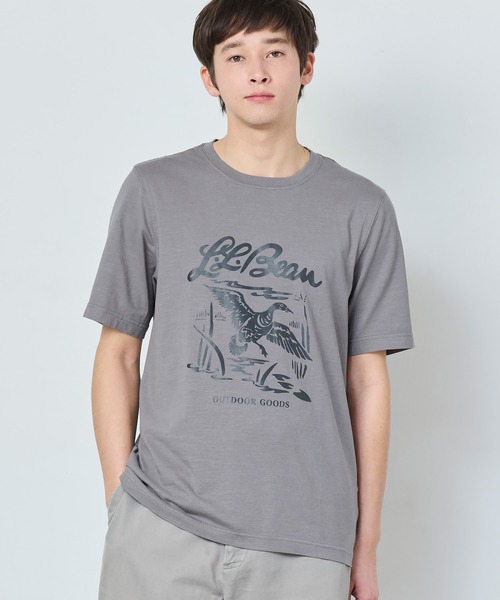 L.L.Bean（エルエルビーン）の「レイクウォッシュ・オーガニック・コットン・グラフィック・ティ ジャパン・フィット（Tシャツ/カットソー・メンズ・インディゴブルー/アイボリー/グレー/ホワイト系その他/ダークグリーン/ブルー系その他/ホワイト系その他2/グレー系その他/ブルー系その他2/ブルー系その他3/エメラルド/ホワイト系その他3/ホワイト系その他4/ホワイト系その他5/グリーン/グリーン系1/ブルー系その他4/グレー系その他2/グレー系その他3/グレー系その他4/ホワイト/ネイビー系1/ネイビー系/ダークグリーン系/ダークグリーン系1/ダークインディゴブルー/ライトブルー/ホワイト系1/ホワイト系/ブルー系その他5/ネイビー系2/ホワイト系2/ダークグリーン系2/ネイビー系3/ホワイト系3/ダークグリーン系3/グレー系その他5・SMALL/MEDIUM/LARGE/X-LARGE/XX-LARGE）」の17枚目の写真