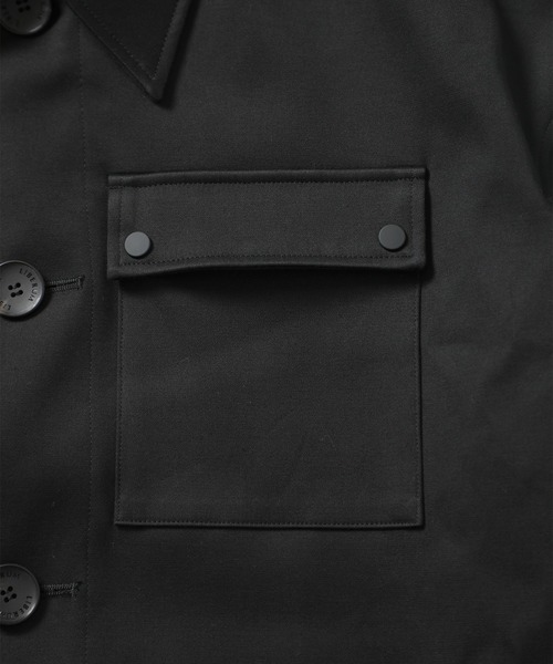 liberum(リベルム)の「【LIBERUM】コットンユーティリティージャケット/2020AW CO04(テーラードジャケット・メンズ・ブラック/ライム・1)」の10枚目の写真