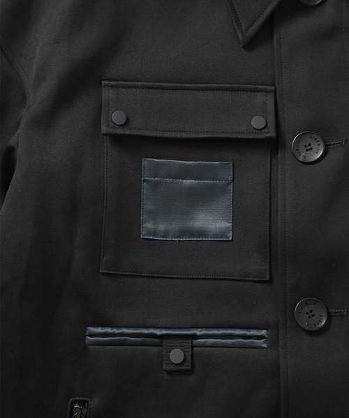 liberum(リベルム)の「【LIBERUM】コットンユーティリティージャケット/2020AW CO04(テーラードジャケット・メンズ・ブラック/ライム・1)」の9枚目の写真