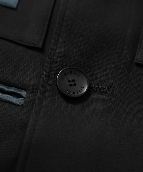 liberum(リベルム)の「【LIBERUM】コットンユーティリティージャケット/2020AW CO04(テーラードジャケット・メンズ・ブラック/ライム・1)」の8枚目の写真