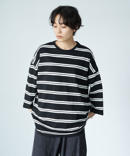 AMERICAN HOLIC(アメリカンホリック)の「クルーネックカットチュニック*(Tシャツ/カットソー・レディース・オフホワイト/その他7・FREE)」の1枚目の写真