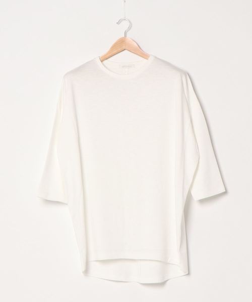 AMERICAN HOLIC(アメリカンホリック)の「クルーネックカットチュニック*(Tシャツ/カットソー・レディース・オフホワイト/その他7・FREE)」の4枚目の写真