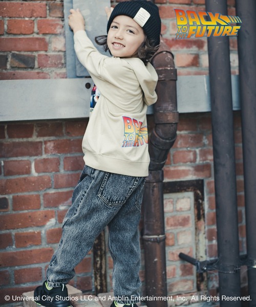 RADCHAP(ラッドチャップ)の「【RADCHAP×BACK TO THE FUTURE】 フードトレーナー(パーカー・キッズ・ブラック/ベージュ・110cm/100cm/120cm/130cm/140cm)」の8枚目の写真