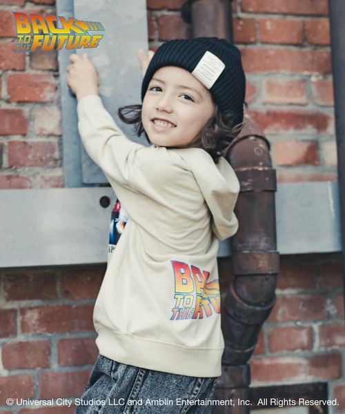 RADCHAP(ラッドチャップ)の「【RADCHAP×BACK TO THE FUTURE】 フードトレーナー(パーカー・キッズ・ブラック/ベージュ・110cm/100cm/120cm/130cm/140cm)」の5枚目の写真