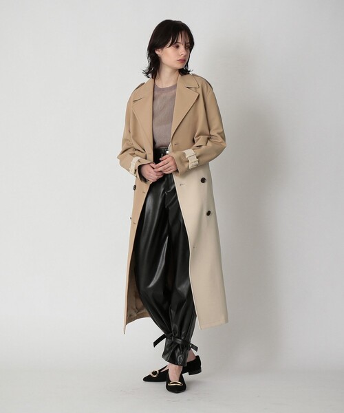 大人気 LOVELESS セパレート ブロッキング トレンチ 大人気 LOVELESS セパレート ブロッキング トレンチ