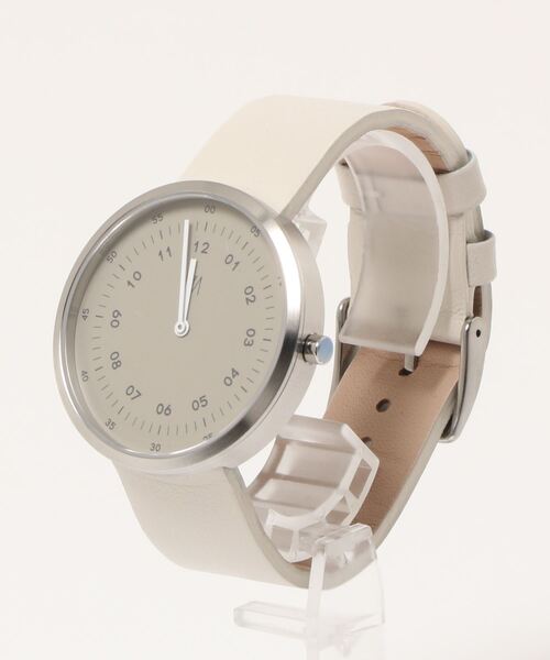 Mavenwatches(マベンウォッチズ)の「MAVEN KOMOREBI OFFWHITE 40mm(アナログ腕時計・メンズ・シルバー/ピンク・FREE)」の1枚目の写真