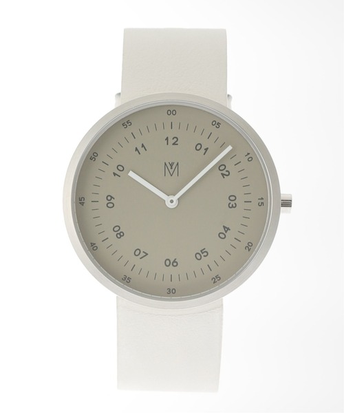 Mavenwatches(マベンウォッチズ)の「MAVEN KOMOREBI OFFWHITE 40mm(アナログ腕時計・メンズ・シルバー/ピンク・FREE)」の3枚目の写真