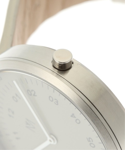 Mavenwatches(マベンウォッチズ)の「MAVEN KOMOREBI OFFWHITE 40mm(アナログ腕時計・メンズ・シルバー/ピンク・FREE)」の7枚目の写真