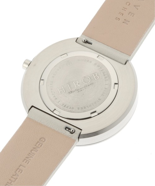 Mavenwatches(マベンウォッチズ)の「MAVEN KOMOREBI OFFWHITE 40mm(アナログ腕時計・メンズ・シルバー/ピンク・FREE)」の9枚目の写真