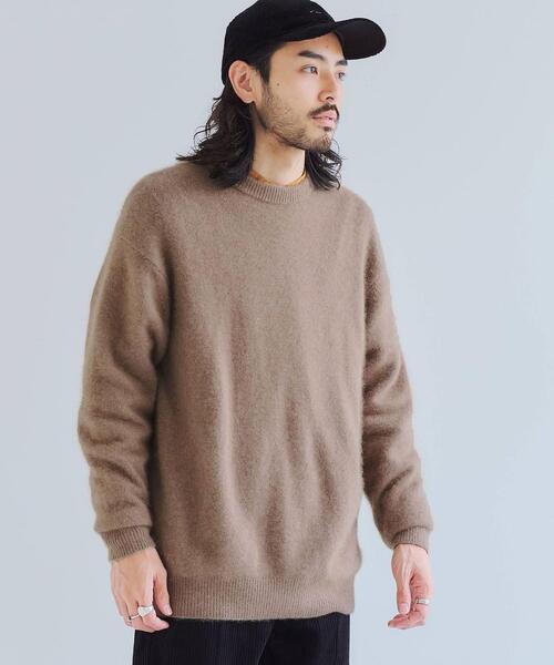 green label relaxing（グリーンレーベルリラクシング）の「SC ハミルトン / RCN クルーネック ニット（ニット/セーター・メンズ・ワインレッド/ターコイズブルー/ダークブラウン/ベージュ/オリーブ・MEDIUM/X-LARGE/LARGE/SMALL）」の2枚目の写真