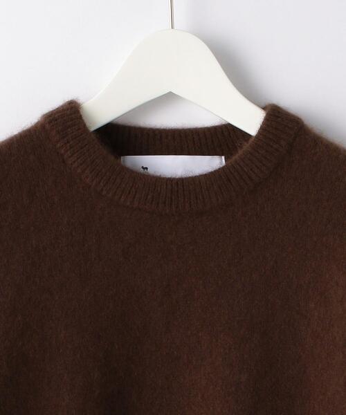 green label relaxing（グリーンレーベルリラクシング）の「SC ハミルトン / RCN クルーネック ニット（ニット/セーター・メンズ・ワインレッド/ターコイズブルー/ダークブラウン/ベージュ/オリーブ・MEDIUM/X-LARGE/LARGE/SMALL）」の15枚目の写真