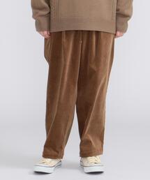 【UNISEX】ソフトサーモコーデュロイストレッチ ワイドパンツ