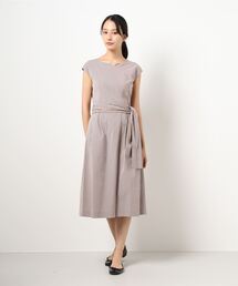 【HANAE MORI】コードストライプ　ワンピース