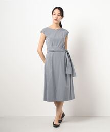 【HANAE MORI】コードストライプ ワンピース