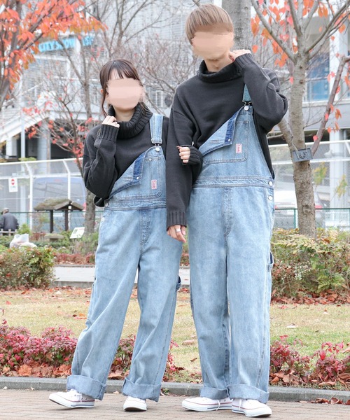 PairPair(ペアペア)の「BIGタートルネックニット(ユニセックス)(ニット/セーター・レディース・ベージュ/アッシュブラウン/スミクロ・MEDIUM/LARGE)」の2枚目の写真