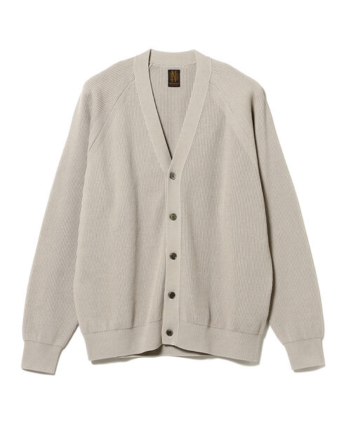 【バトナー×ビームスプラス】別注　ハイカウントリブカーディガン BATONER（バトナー）の「BATONER × BEAMS PLUS / 別注 ハイ