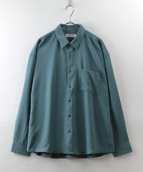 make a ray!(メイク ア レイ!)の「red cap girl イラストアート バックプリント オーバーサイズシャツ(シャツ/ブラウス・メンズ・ブラック/ベージュ/ブルー・M/L)」の8枚目の写真